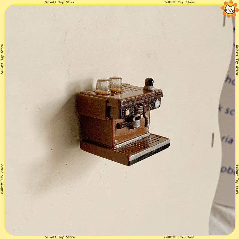 Vintage Coffee Equipment - Mini aimant de réfrigérateur vintage style