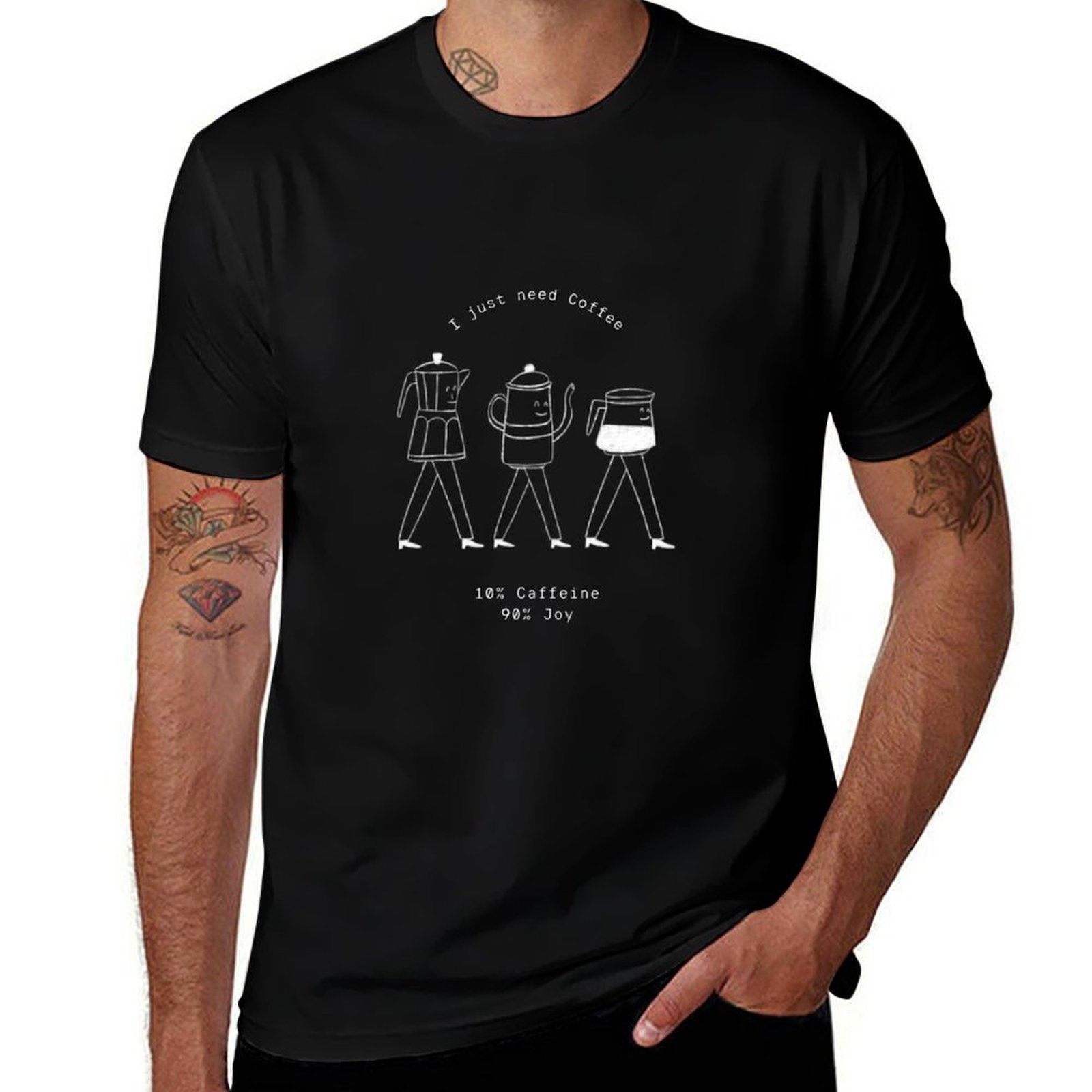 Coffee Equipment Needed - T-shirt « Je N'ai Besoin Que