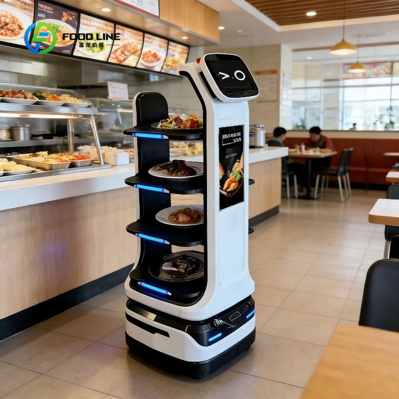 Coffee Equipment Service - Robot de livraison alimentaire intelligent personnalisé,