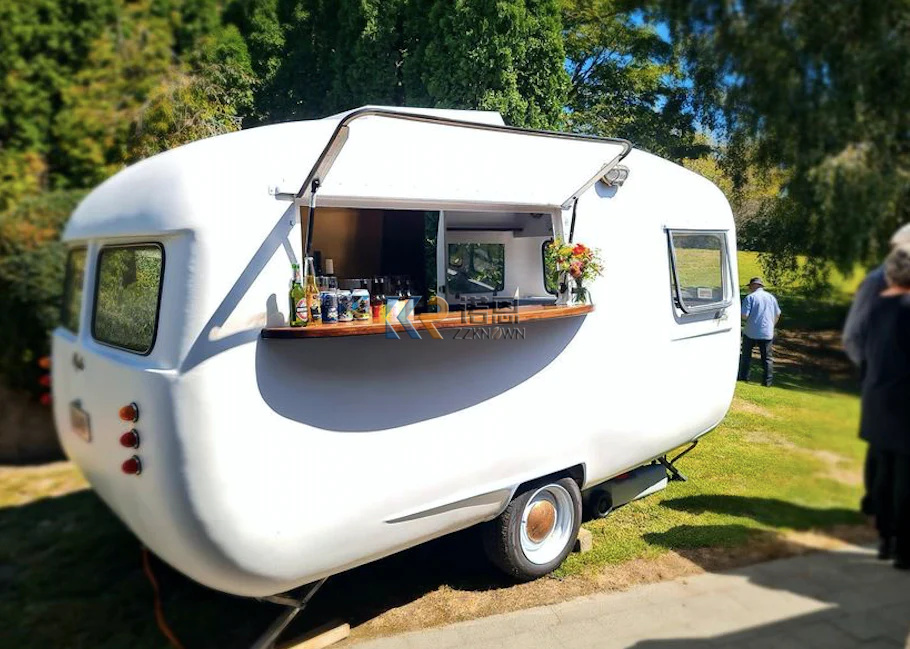 Mobile Coffee Van Equipment - Remorque de cuisine mobile entièrement équipée,
