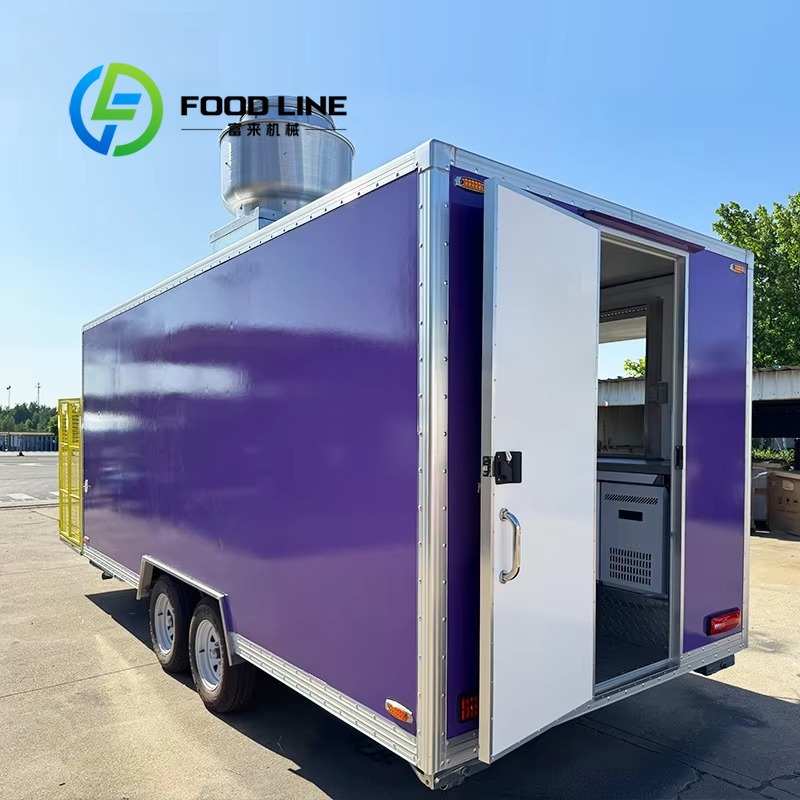 Mobile Coffee Van Equipment - Remorque de restauration mobile sur mesure,