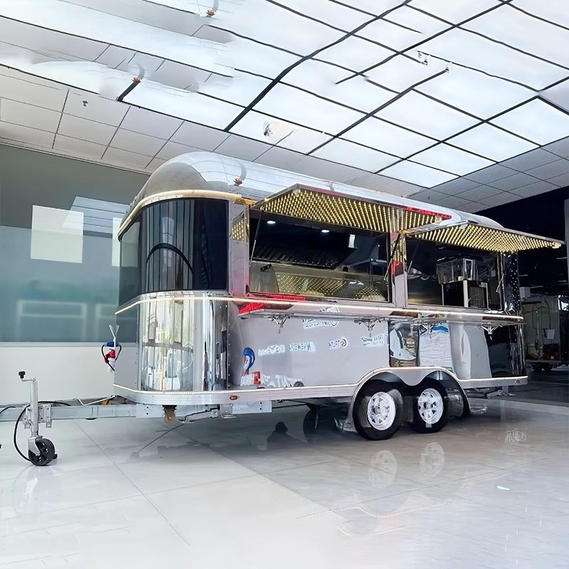 Mobile Coffee Van Equipment - Remorque de food truck personnalisée entièrement