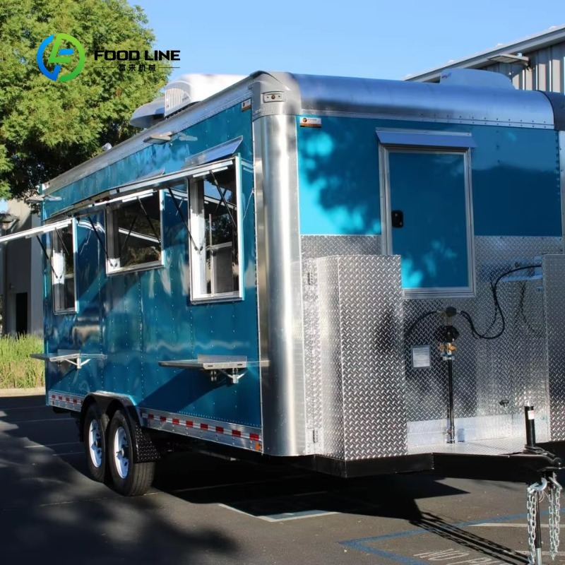 Mobile Coffee Van Equipment - Camion de restauration personnalisé pour l'Europe,