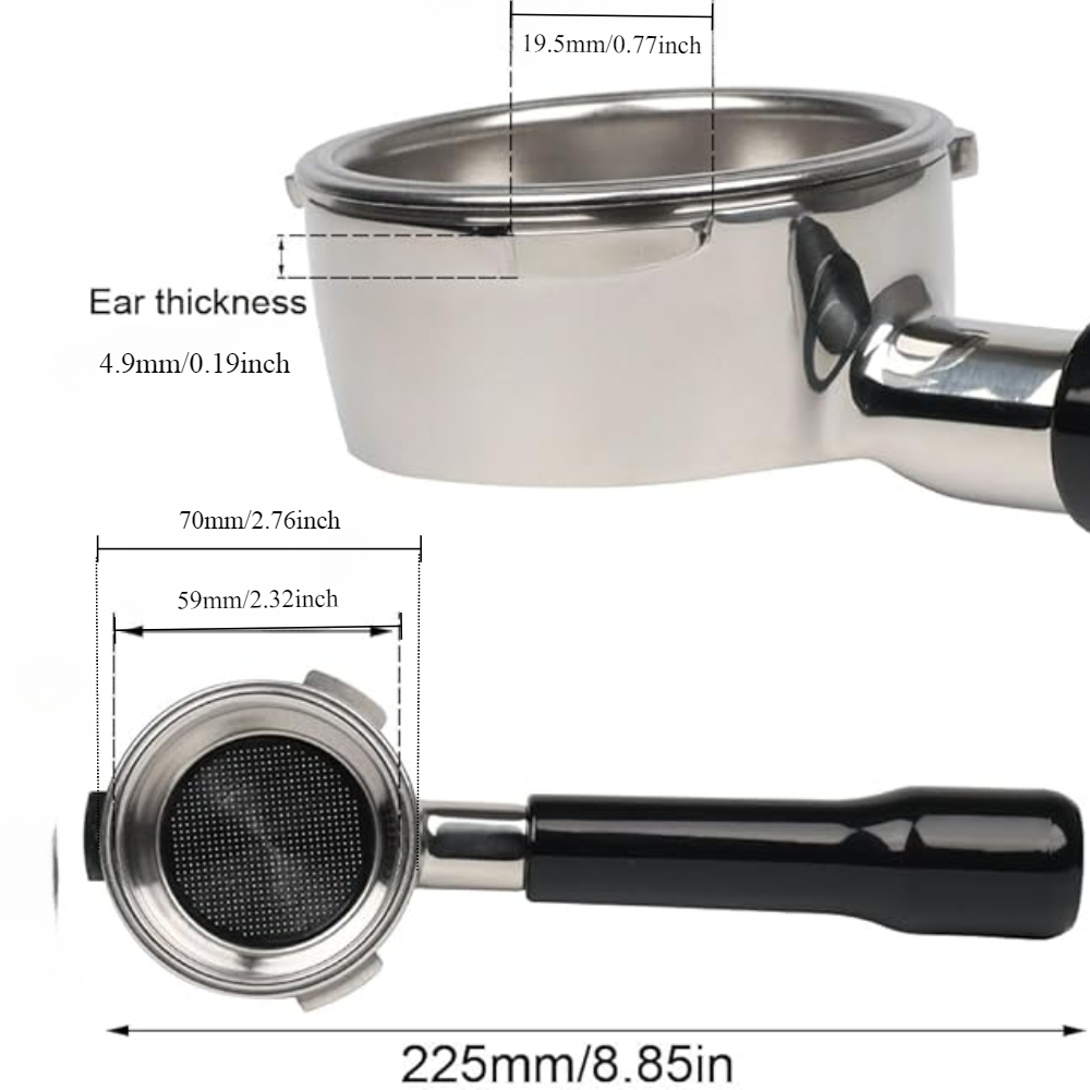 Porte-filtre sans fond 58 mm à - Portafilter 58Mm avis et prix