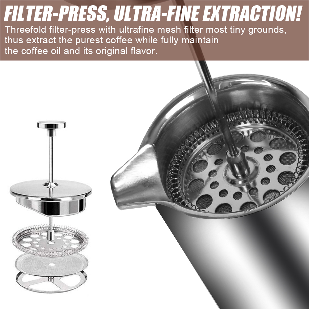 Cafetière à Pression Française - Coffee Equipment Camping avis et prix