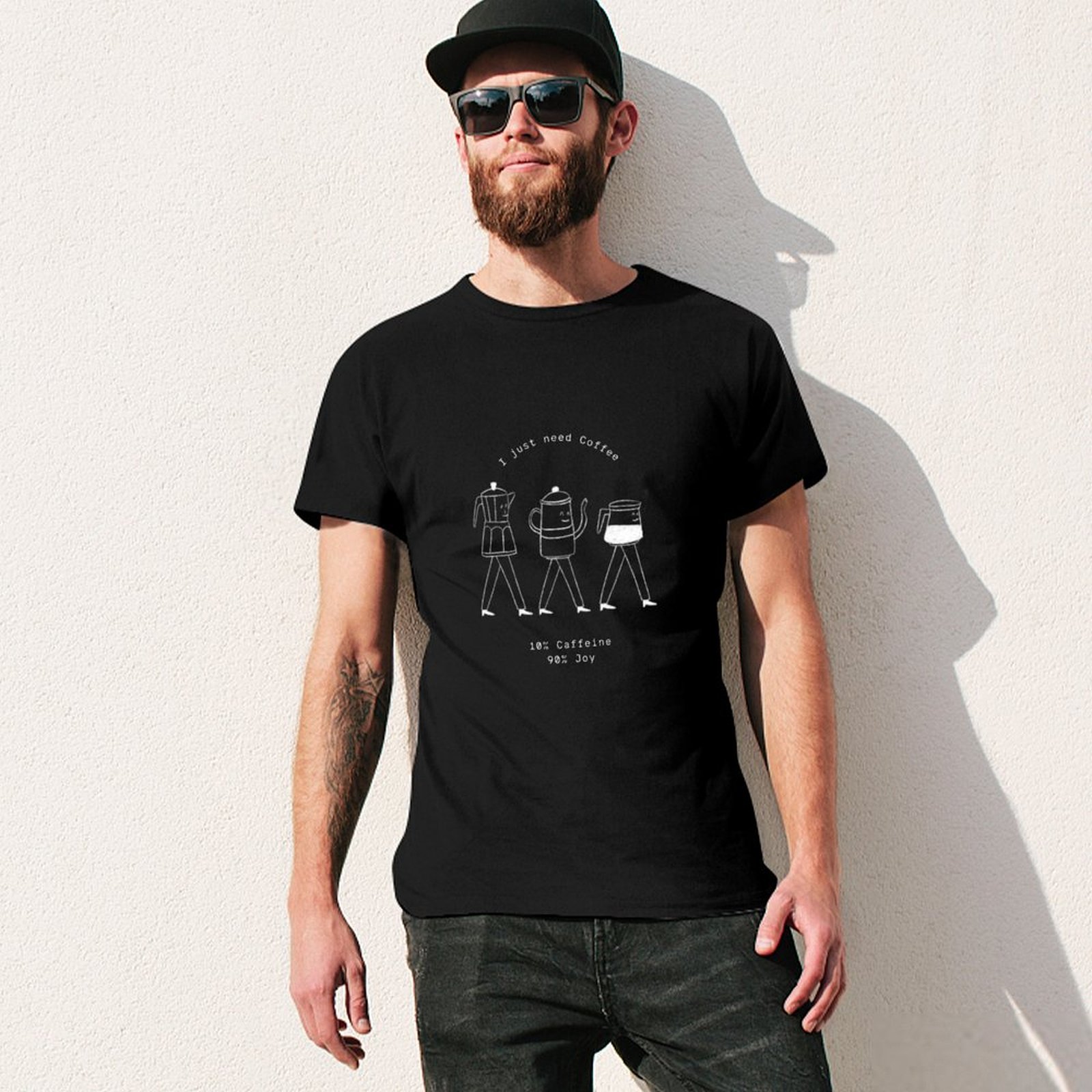 T-shirt « I Just Need Coffee » - Coffee Equipment Needed avis et prix