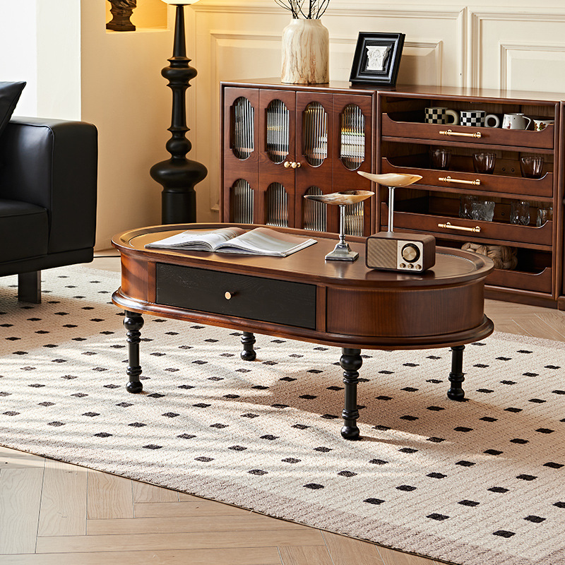 Table basse ovale vintage fran - Vintage Coffee Equipment avis et prix