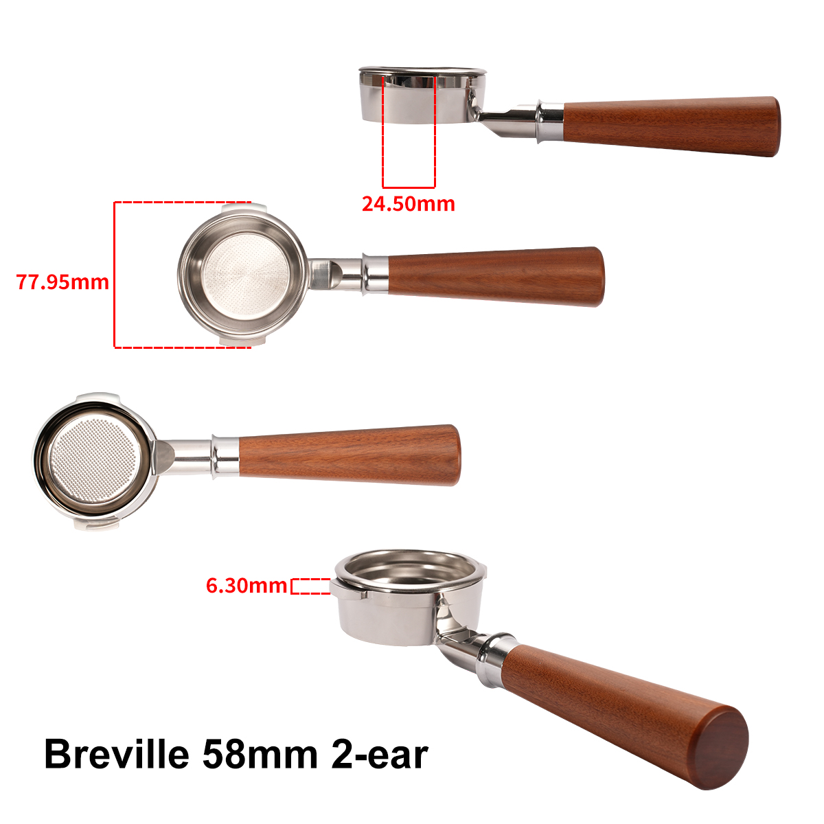 Portafiltre sans fond de 58mm  - Portafilter 58Mm avis et prix